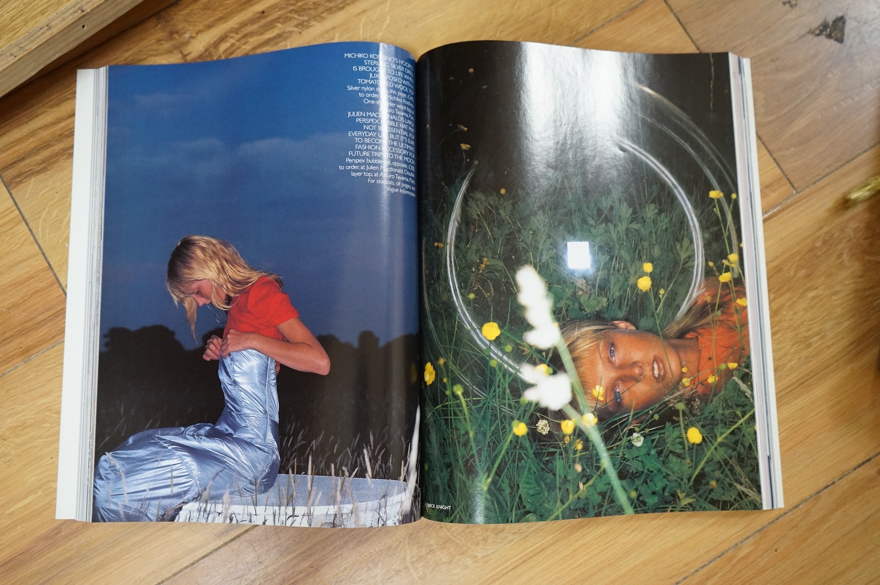A collection of commemorative books and magazines to include Vogue